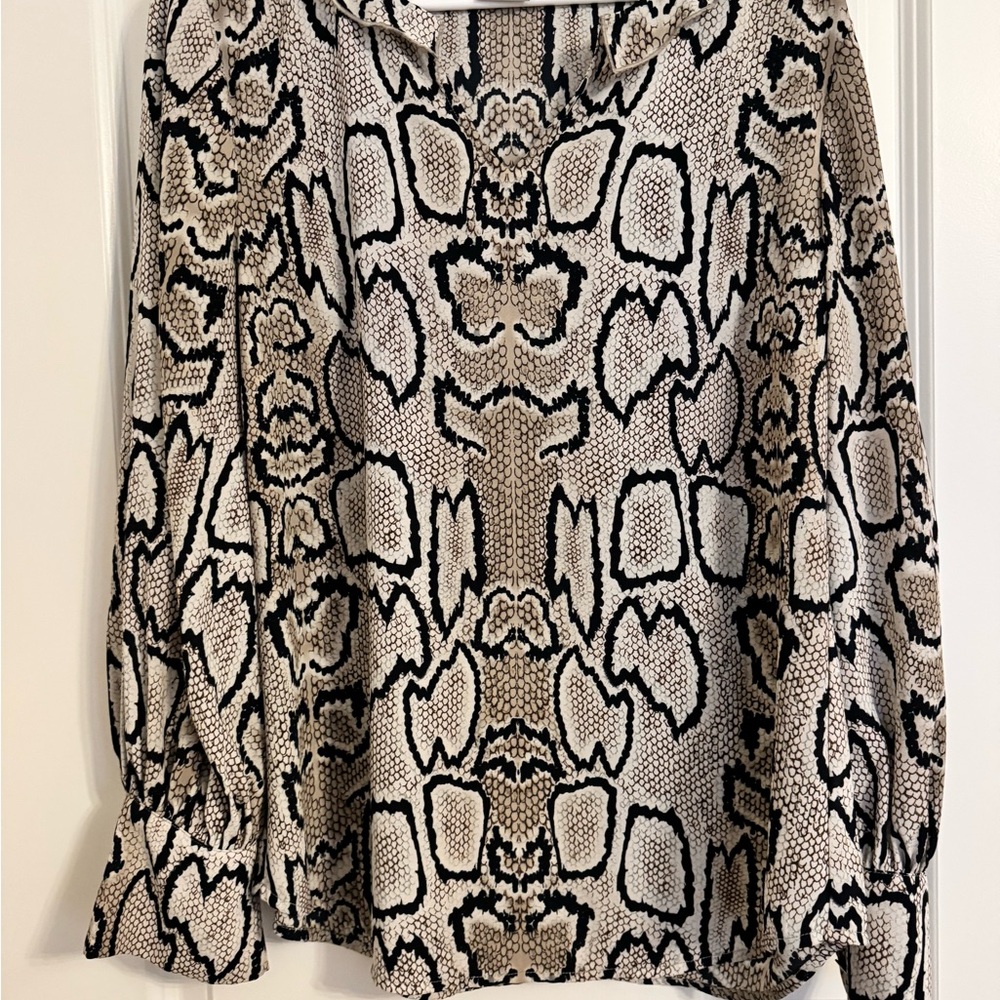 Women's Snake Print Blouse